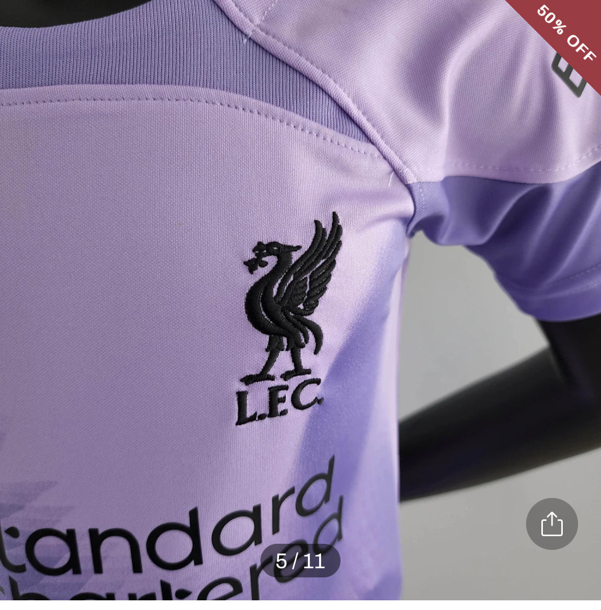 2022/2023 Liverpool Goalkeeper Purple Soccer Jersey