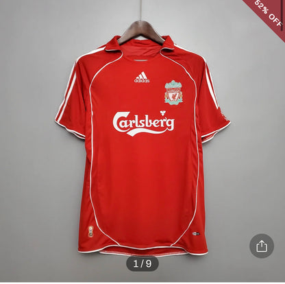 2006/2007 Retro Liverpool Football Shirt Home