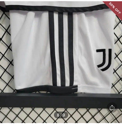 2023/2024 Kids Size Juventus Away Soccer Jersey & Shorts