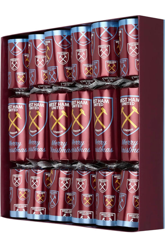 West Ham 6 Pack Christmas Crackers