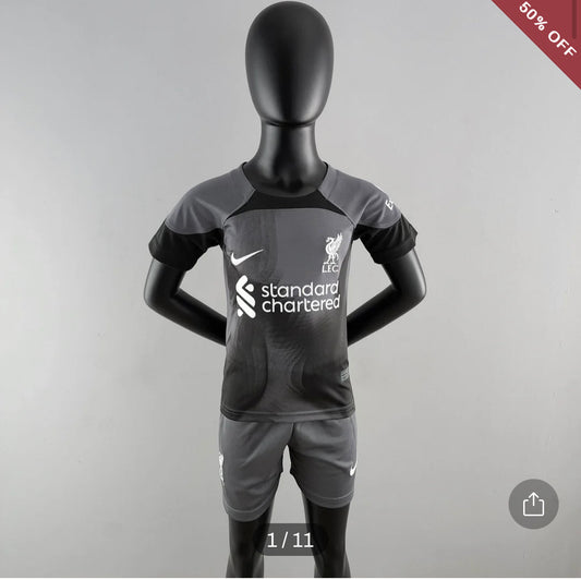 2022/2023 Liverpool Goalkeeper Black Soccer Jersey