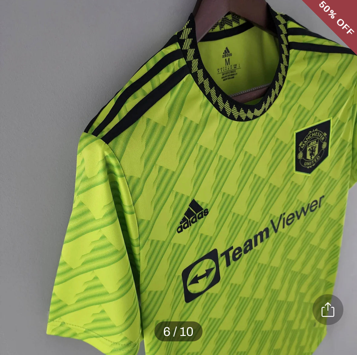 2022/2023 Manchester United Third Away Football Shirt