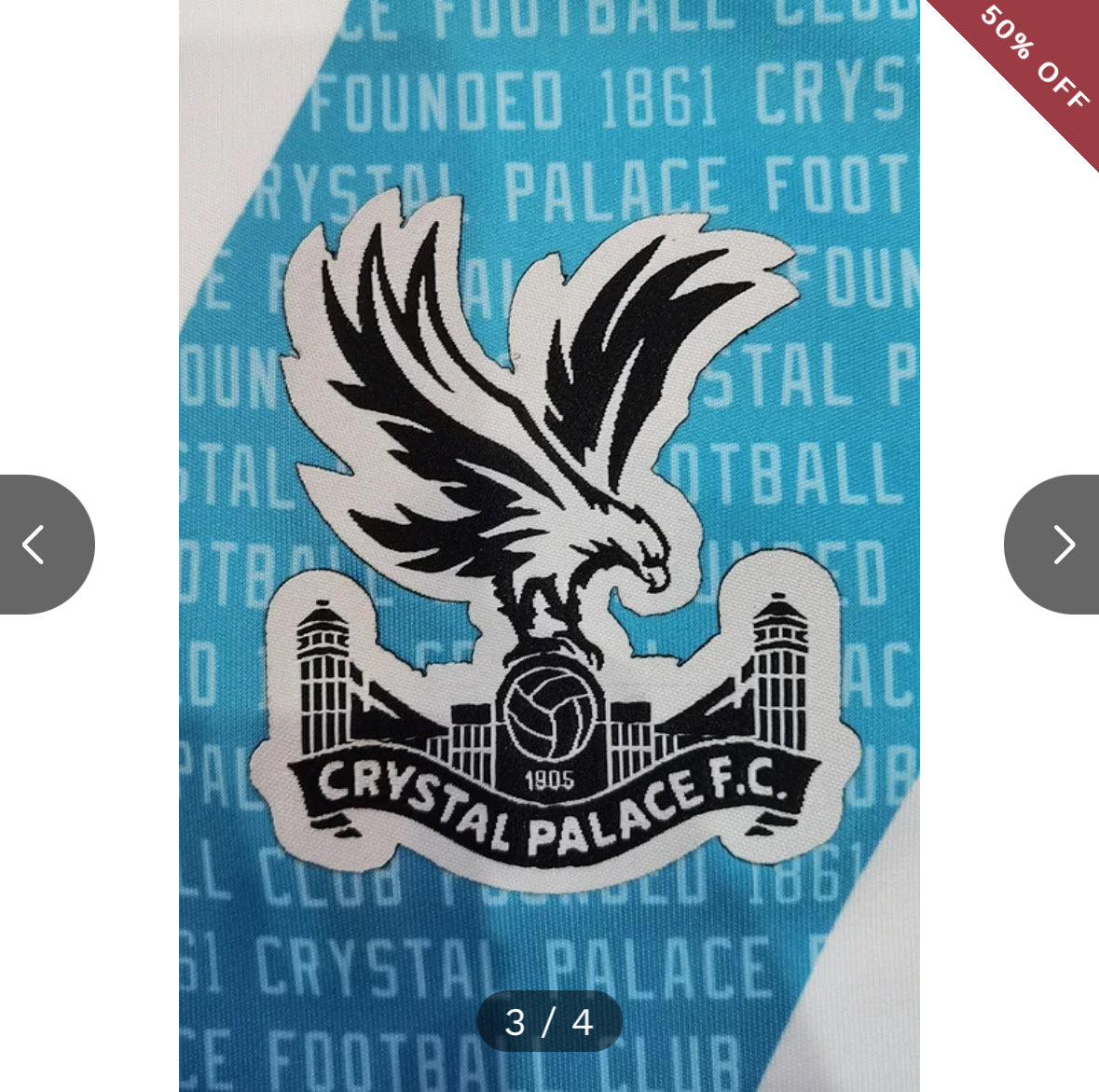 2023/2024 Crystal Palace Away Football Shirt