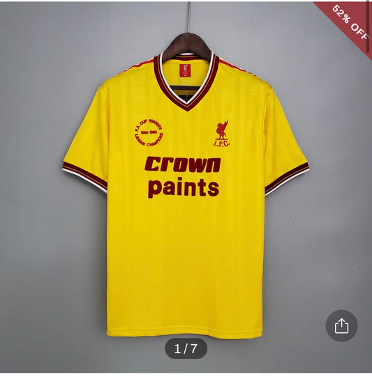 1985/1986 Retro Liverpool Away Football Shirt