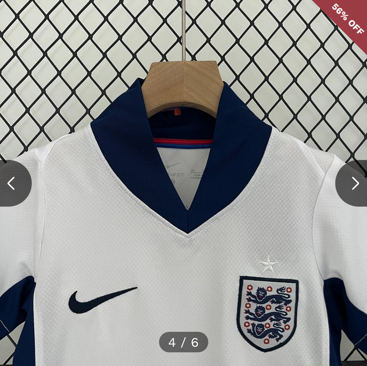 2024-2025 England Home Football Shirt Children’s New in