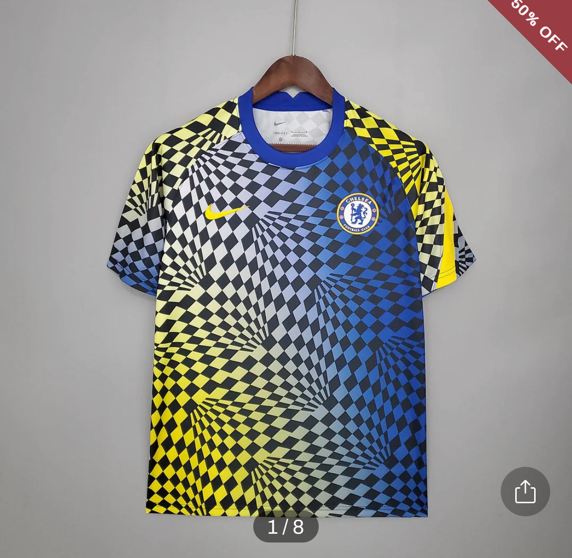 2021-2022 Chelsea Training Suit Blue And Yellow