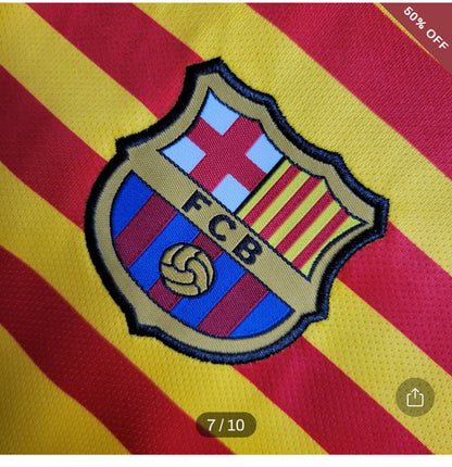 2023/2024 Kids Size Barcelona Third Away Football Shirt