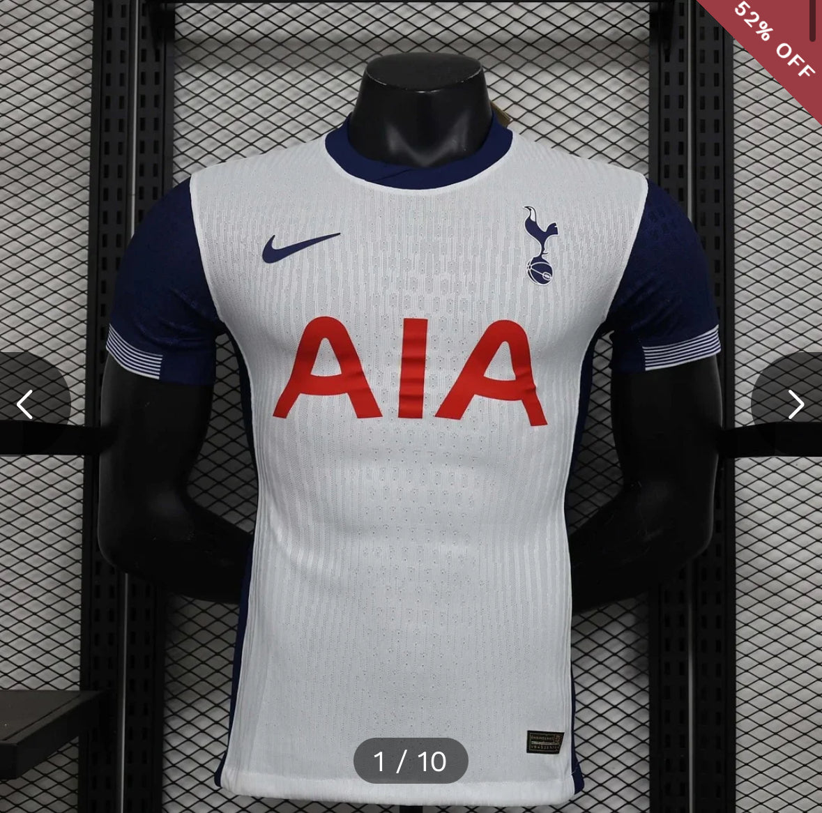 2024/2025 Player Version Tottenham Home Football Shirt New in