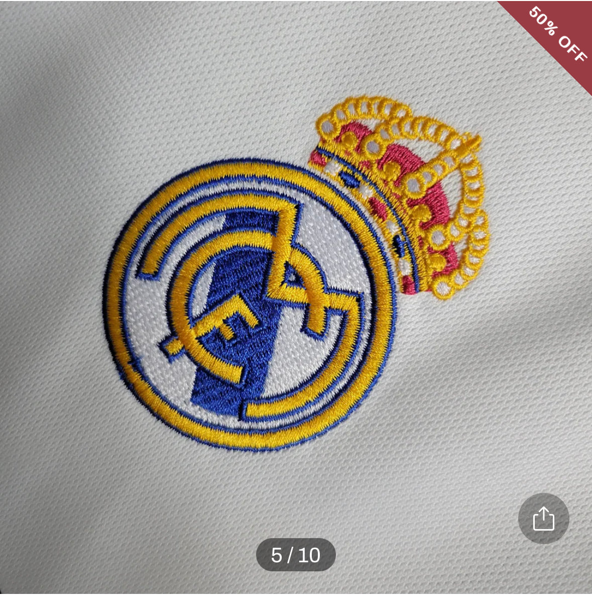 2023/2024 Real Madrid Home Football Shirt