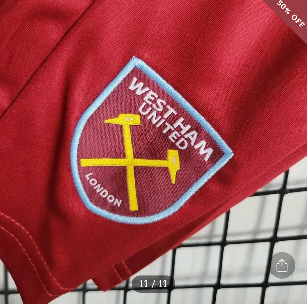 2023/2024 Kids Size West Ham United Football Shirt Home New in