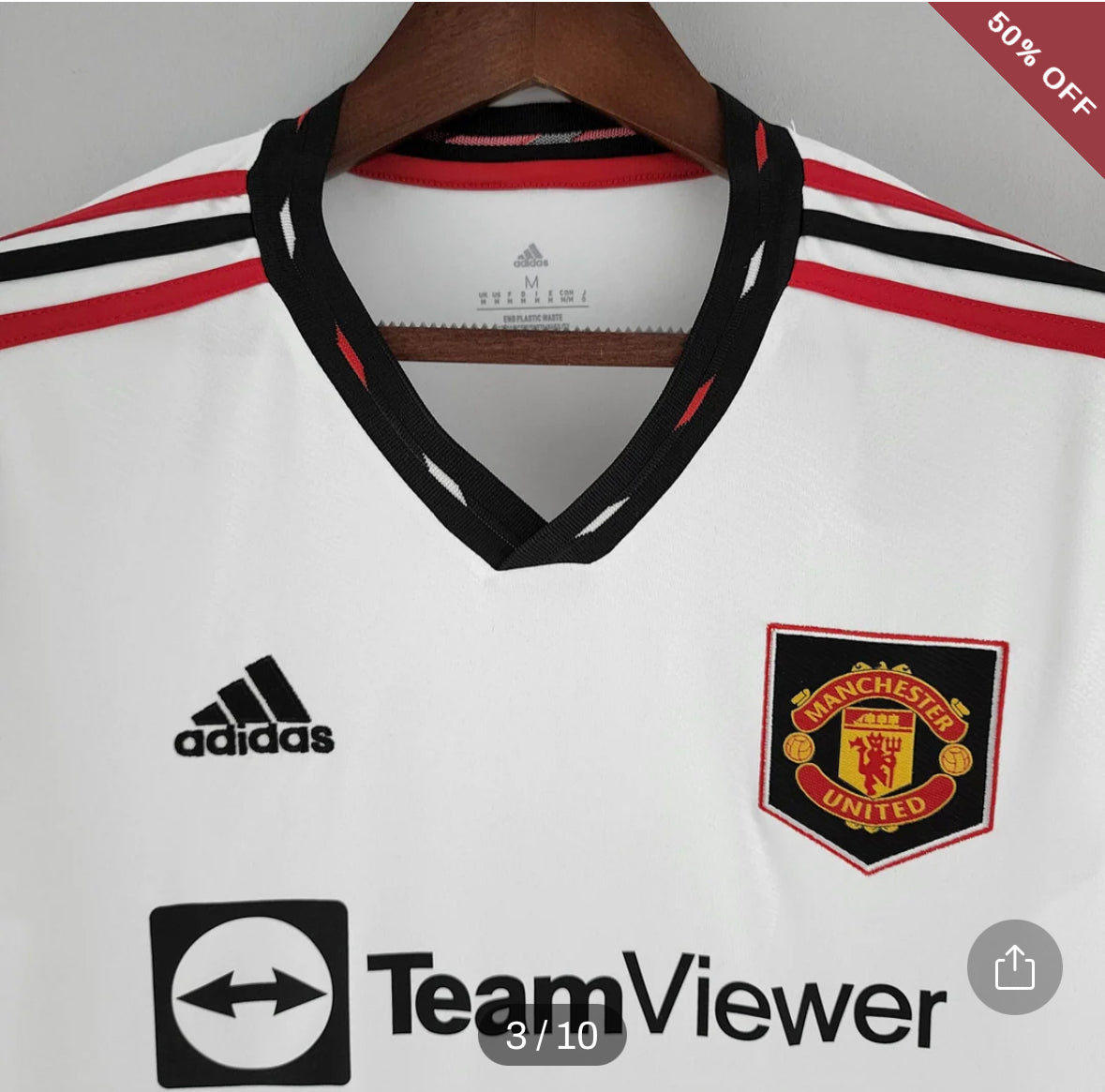 2022/2023 Manchester United Away Football Shirt 1:1