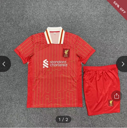 2024/2025 kids Liverpool Home Soccer Jersey New in