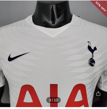 Player Version Tottenham Football Shirt Home 2021/2022