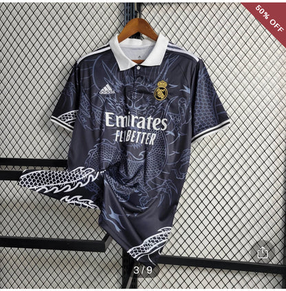 2023/2024 Real Madrid Chinese Dragon Black Football Shirt