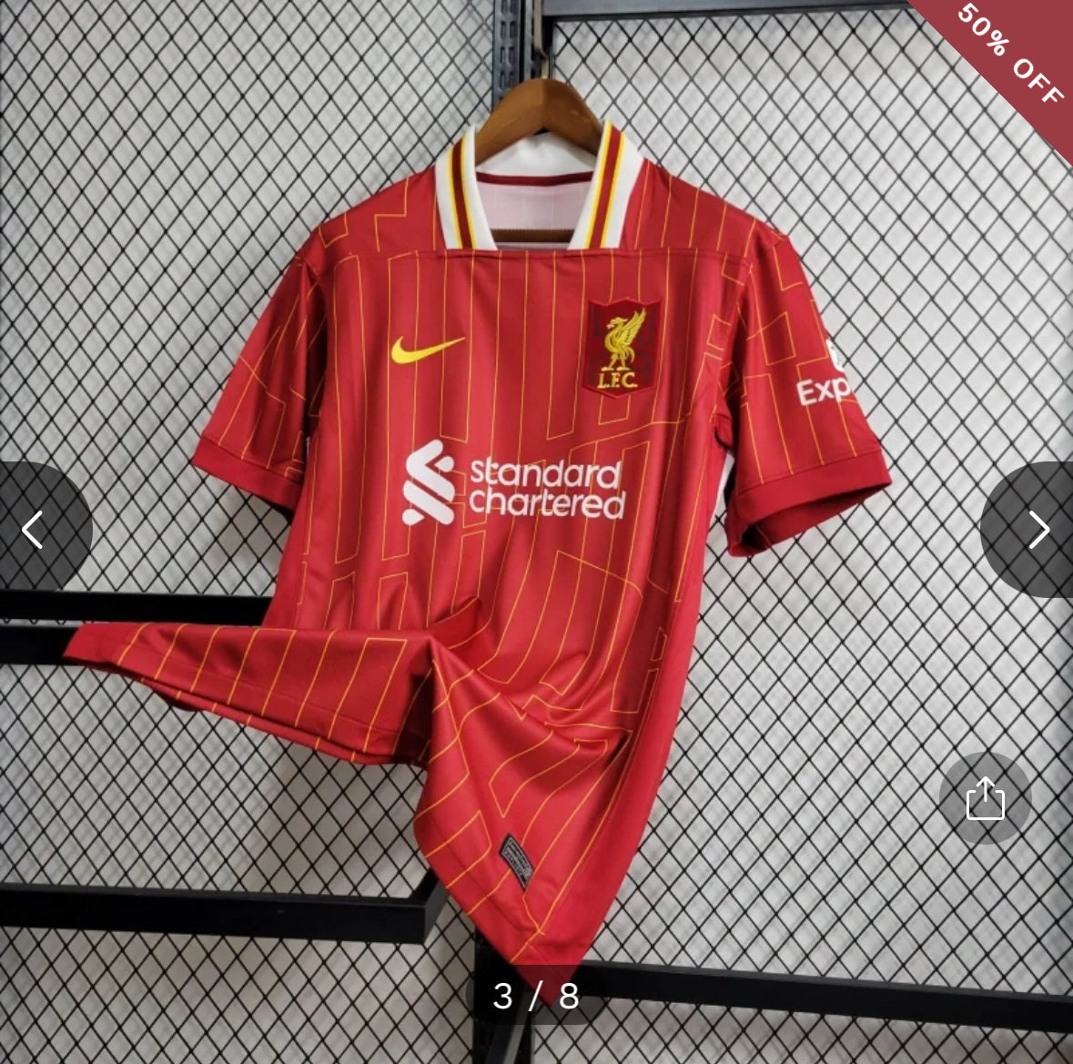 2024/2025 Liverpool Home Soccer Jersey New in