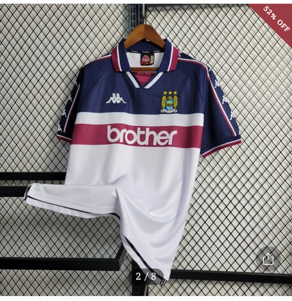 1997/1998 Retro Manchester City Away Football Shirt New in