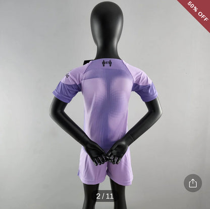 2022/2023 Liverpool Goalkeeper Purple Soccer Jersey