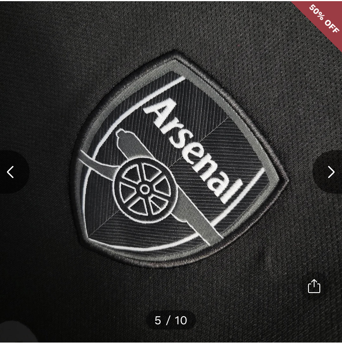 2022/2023 Arsenal Special Edition Black Football Shirt New in