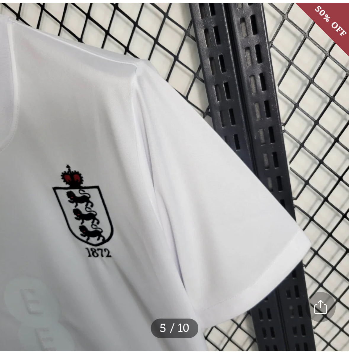 2023/2024 England 150th Anniversary Prematch Soccer Jersey New in