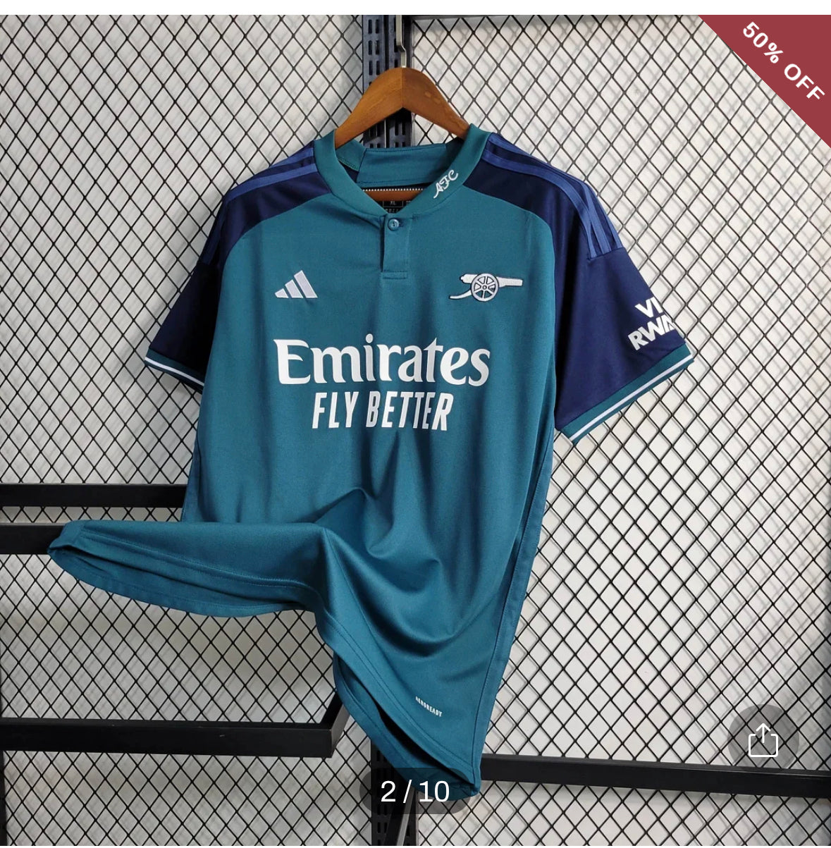 2023/2024 Arsenal Third Away Soccer Jersey