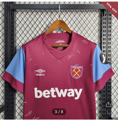 2023/2024 West Ham United Football Shirt Home