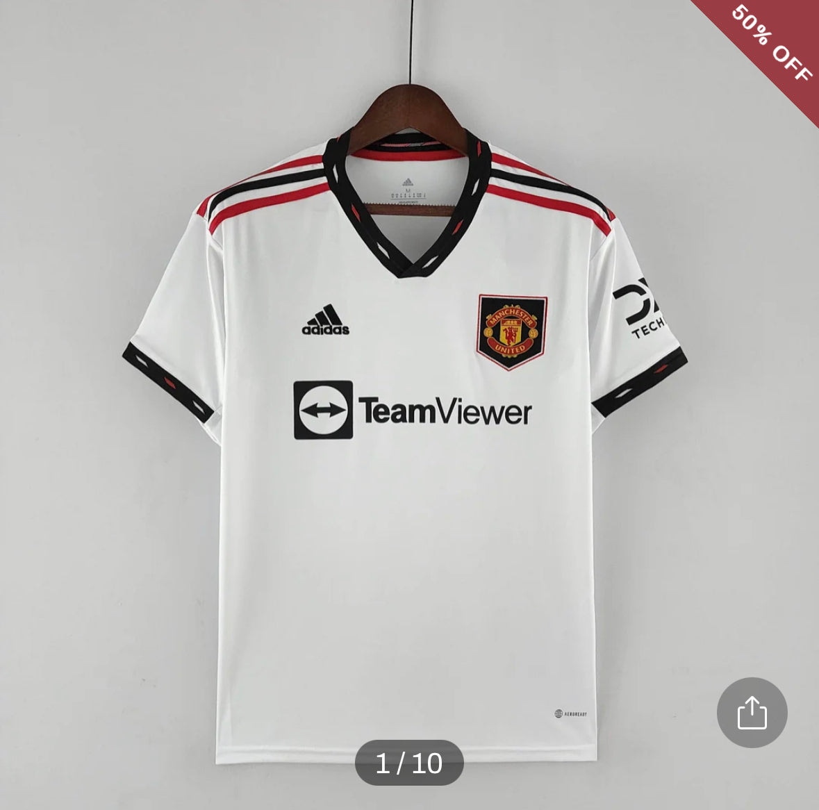 2022/2023 Manchester United Away Football Shirt 1:1