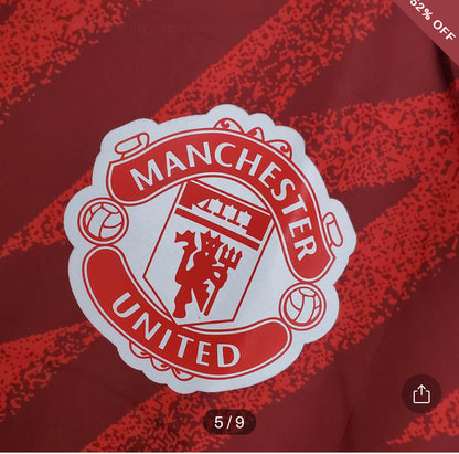 2021/2022 Manchester United Jersey Windbreaker Red