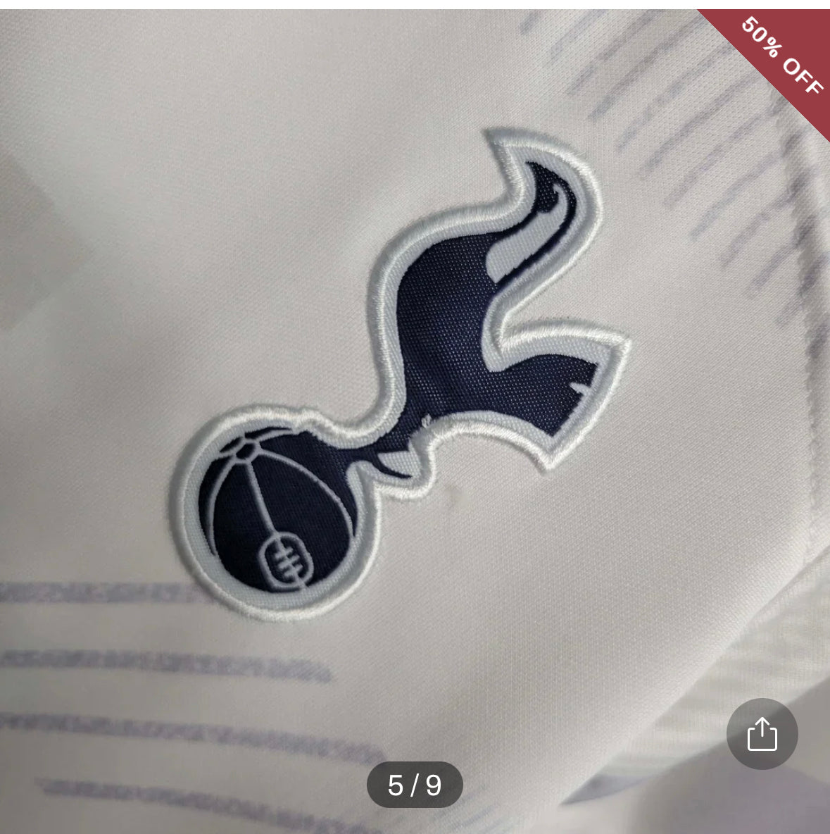 2023/2024 Kids Size Tottenham Home Football Shirt