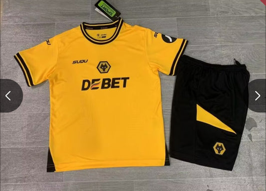 2024/2025 Wolverhampton Wanderers Home Football Shirt Kids Size New in