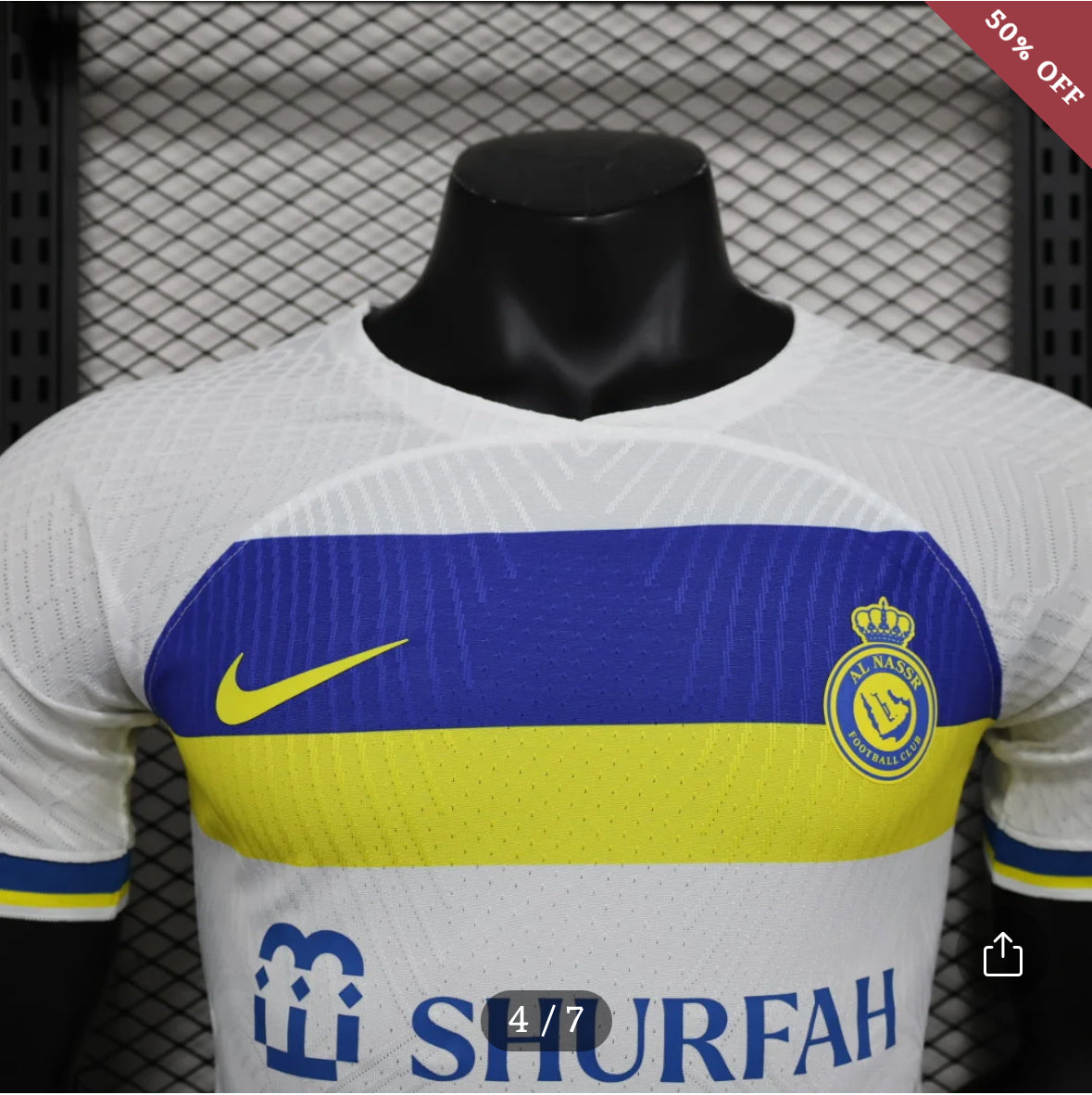 2023/2024 Player Version Al Nassr Third Away Football Shirt New in