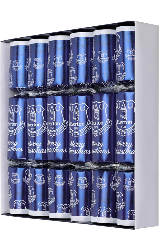 Everton 6 Pack Christmas Crackers