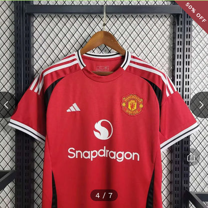 2024/2025 Manchester United Home Football Shirt New in