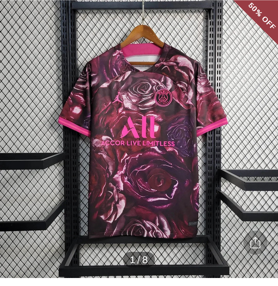 2023/2024 Psg Paris Saint-Germain Rose Special Edition Football Shirt