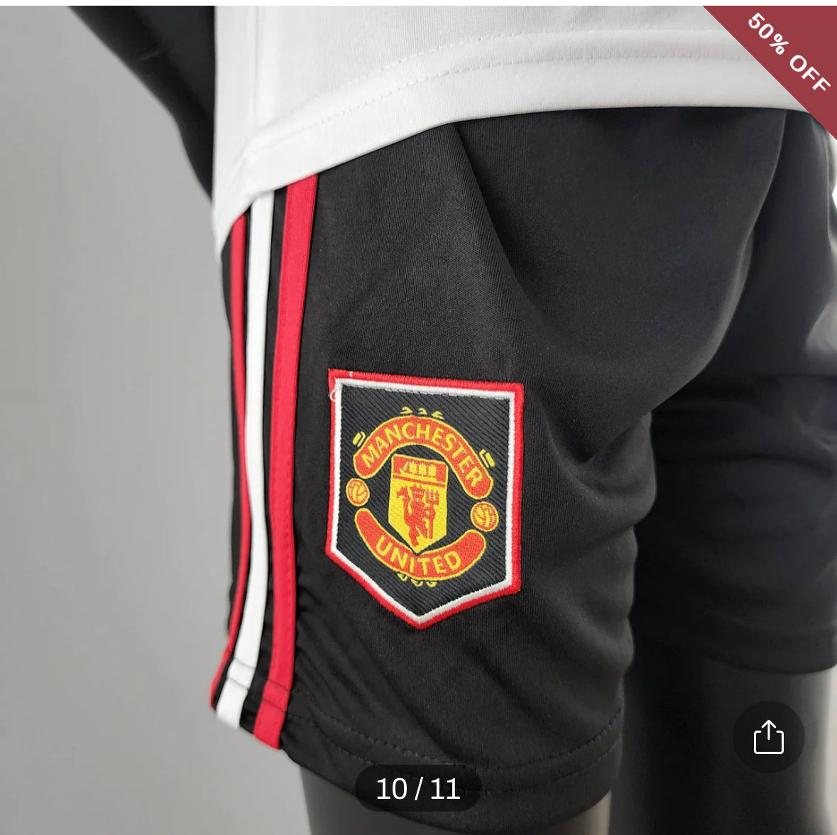 2022/2023 Manchester United Away Football Shirt kids