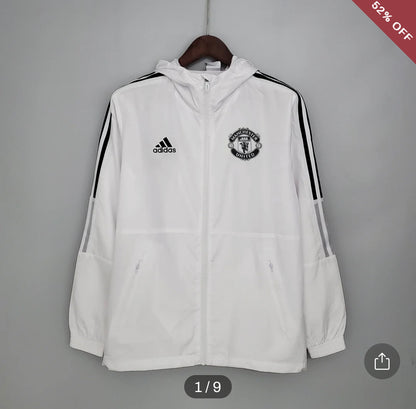 2021/2022 Manchester United Jersey Windbreaker White