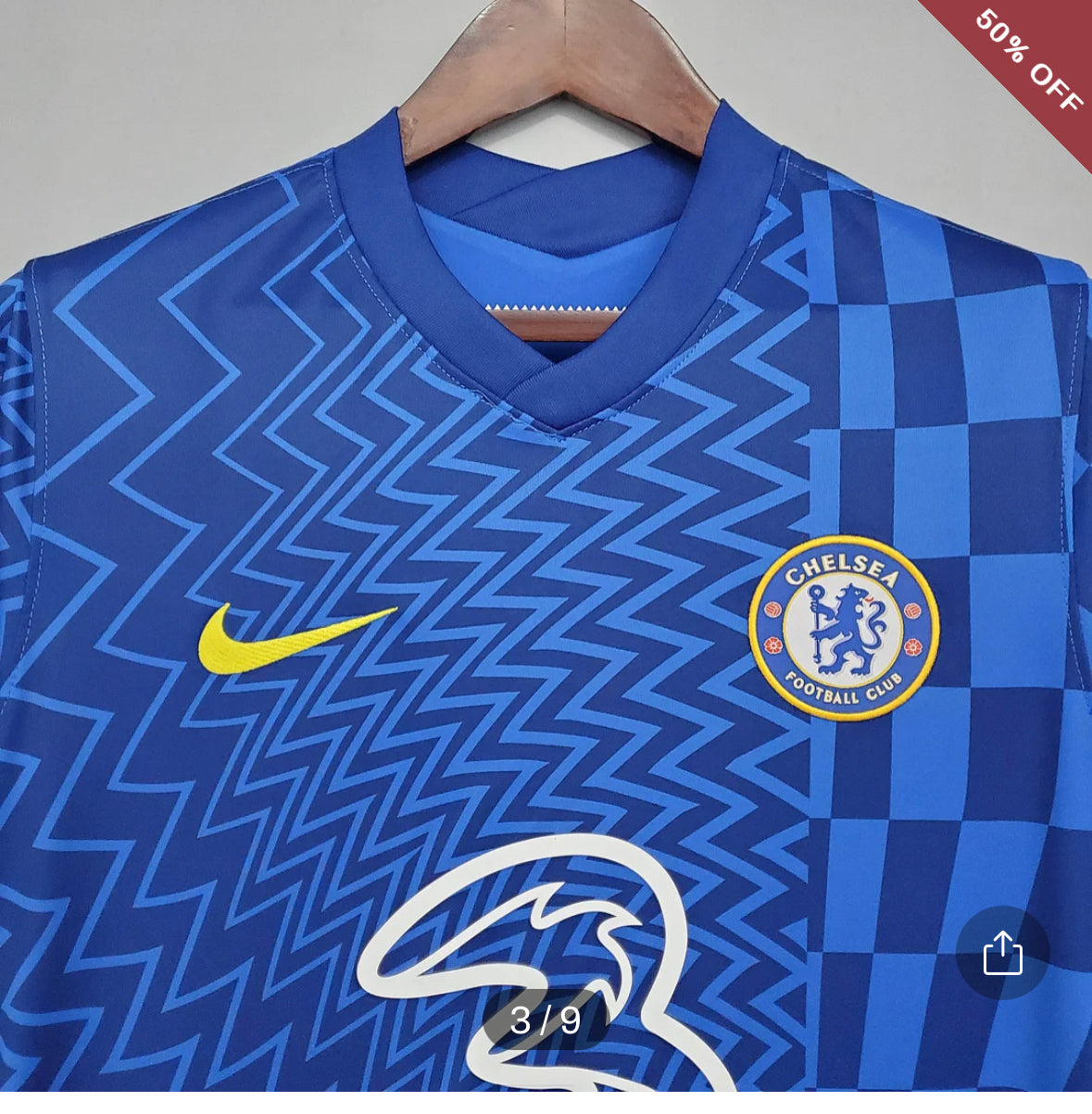 2021/2022 Chelsea Home Football Jersey