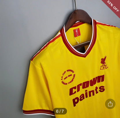 1985/1986 Retro Liverpool Away Football Shirt