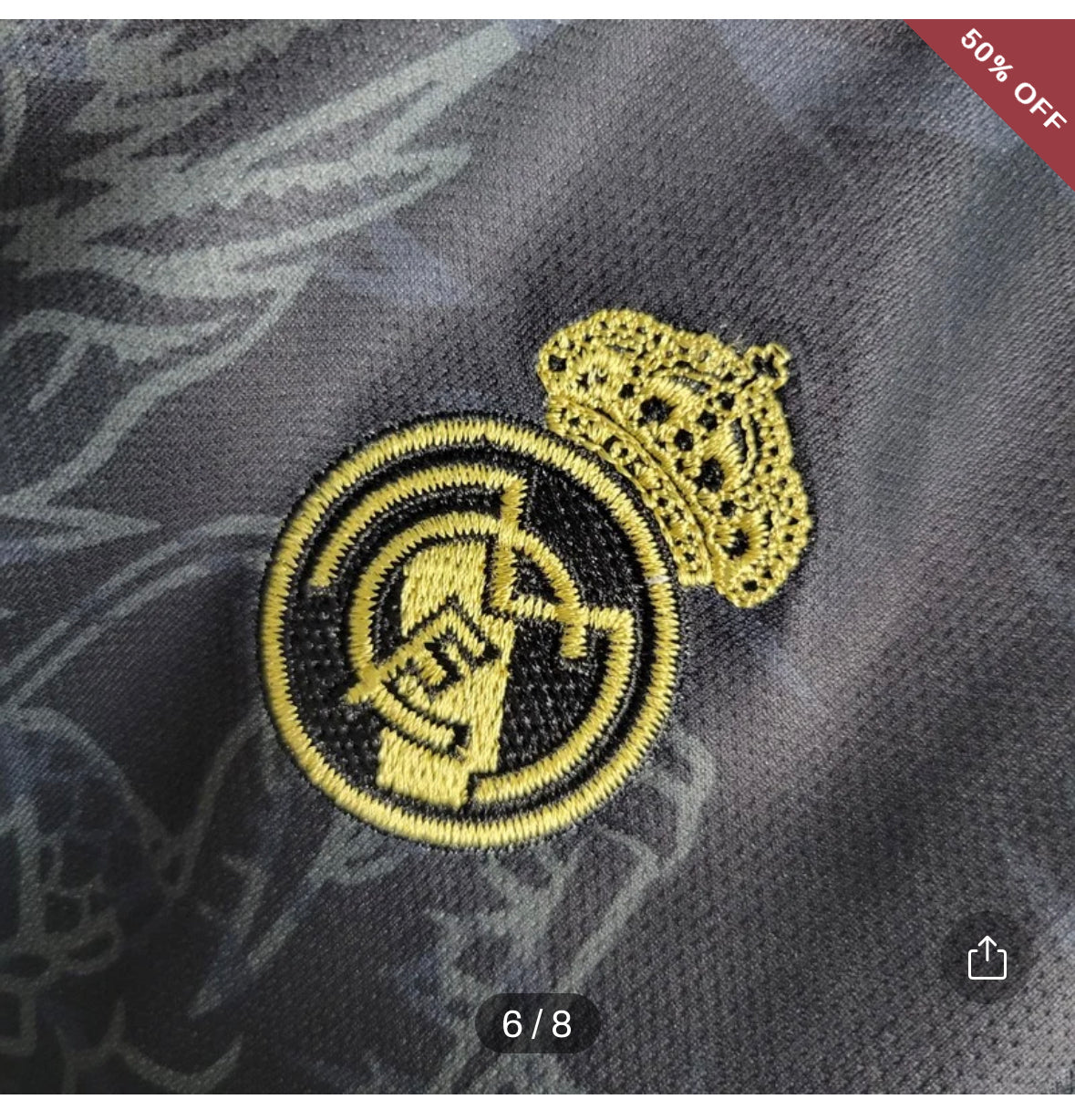 2023/2024 Kids Size Real Madrid Chinese Dragon Black Football Shirt & Shorts