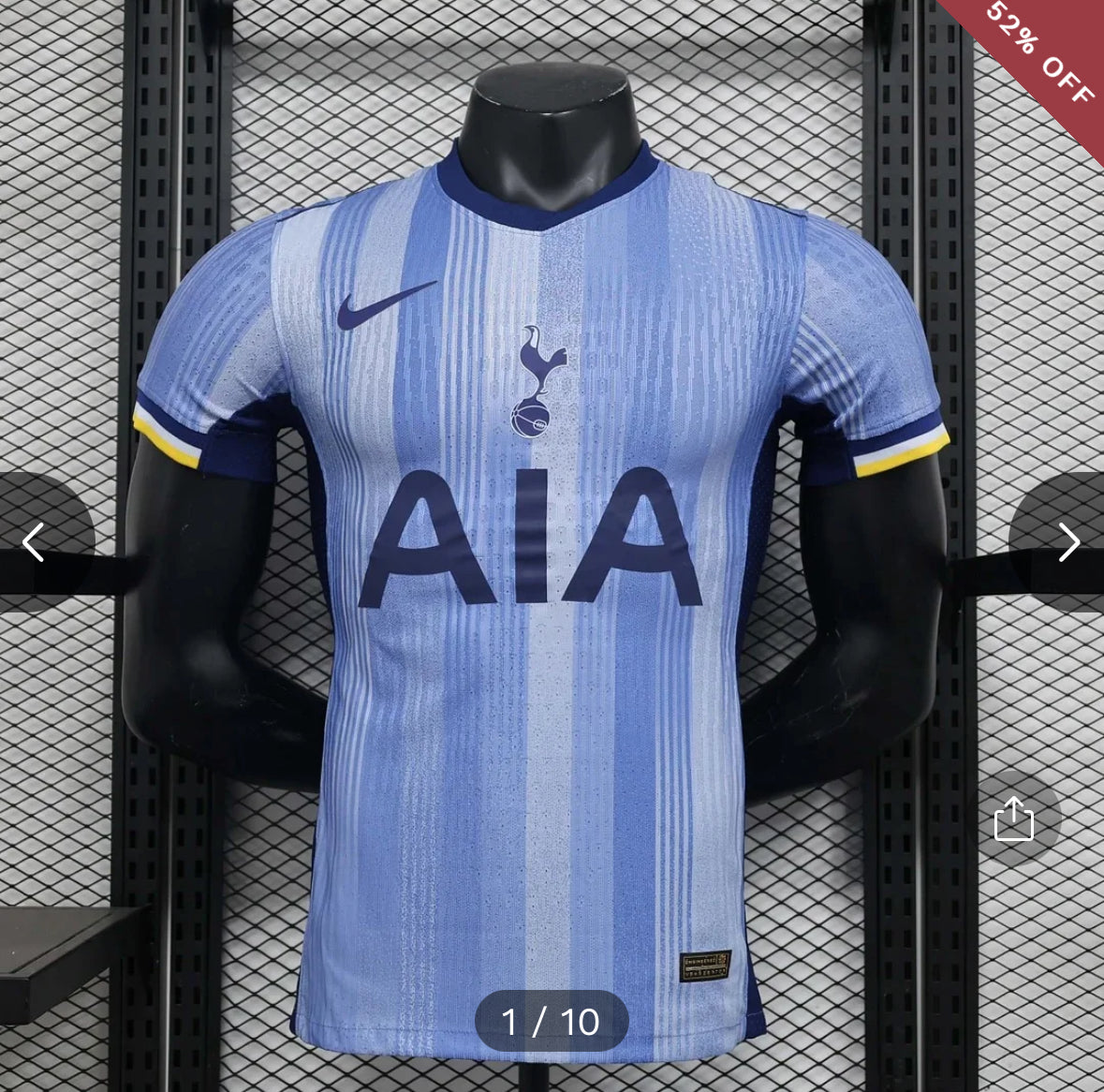 2024/2025 Player Version Tottenham Away Football Shirt New in