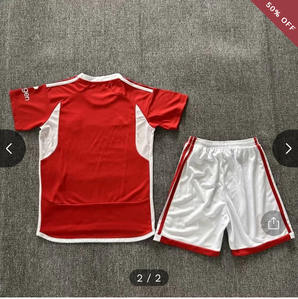 2023/2024 Nottingham Forest Home Football Shirt Kids Size New in