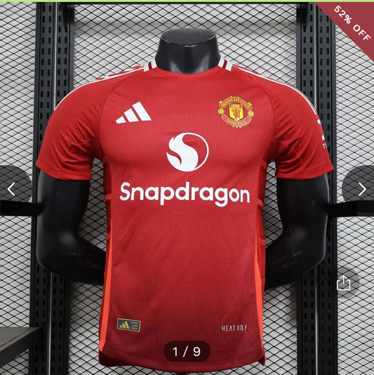 2024/2025 Player Version Manchester United Home Football Shirt New in