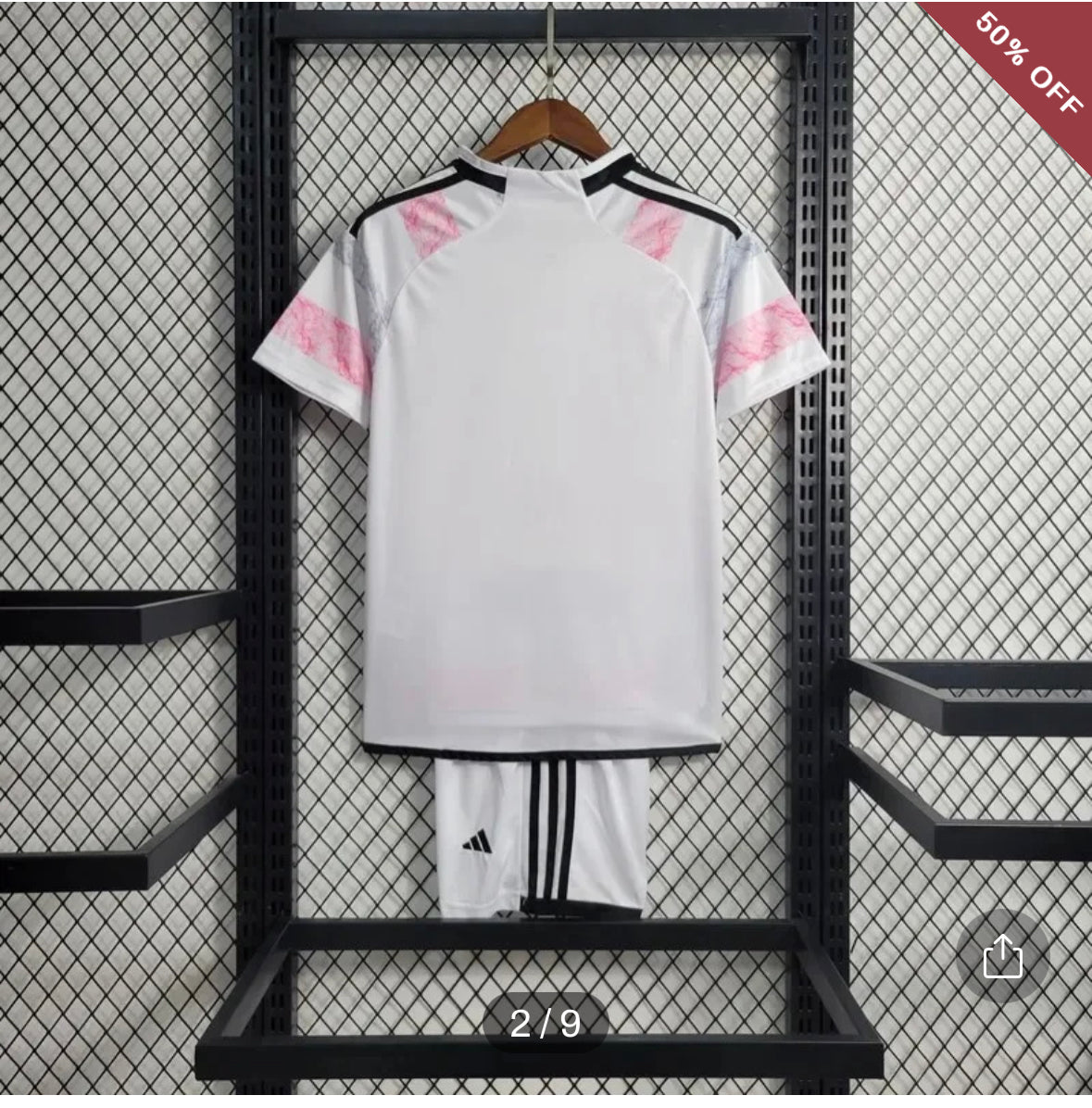 2023/2024 Kids Size Juventus Away Soccer Jersey & Shorts