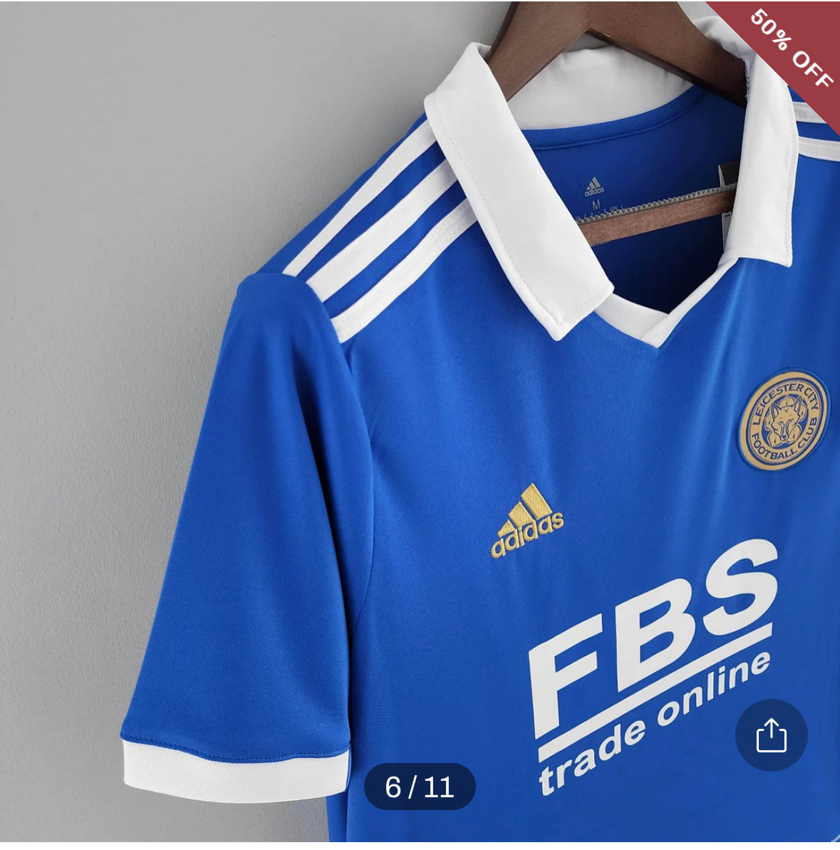 2022/2023 Leicester City Home Soccer Jersey