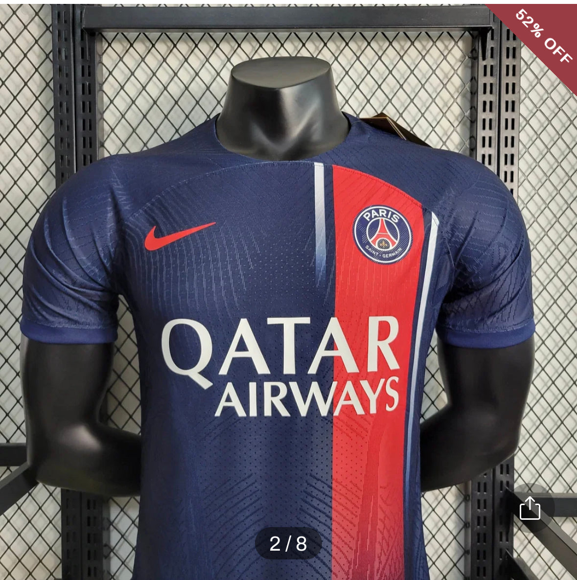 2023/2024 Player Version Psg Paris Saint-Germain Home