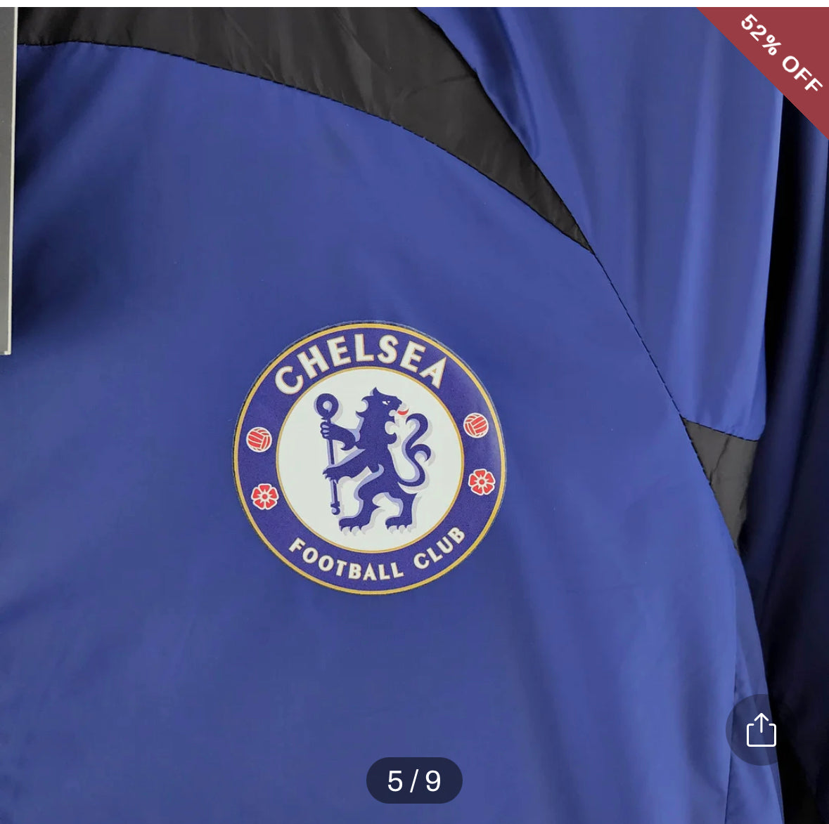 2022 Chelsea Windbreaker Blue Black