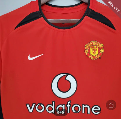 2002/2004 Retro Manchester United Home Football Shirt