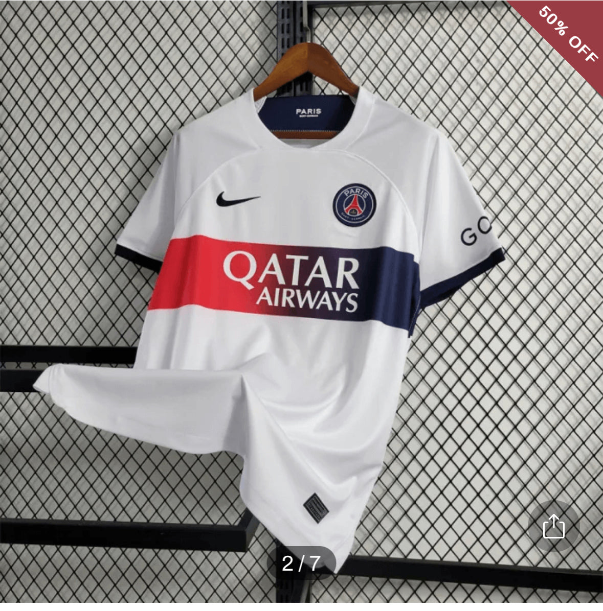 2023/2024 Psg Paris Saint-Germain Away Soccer Jersey