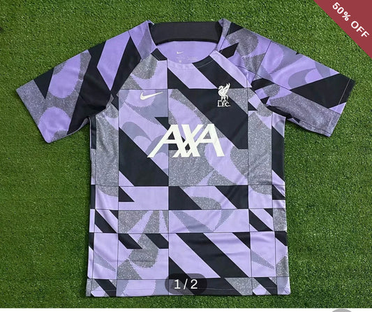 2023/2024 Liverpool Training Wear Purple Football Shirt