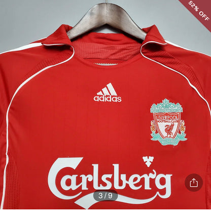 2006/2007 Retro Liverpool Football Shirt Home