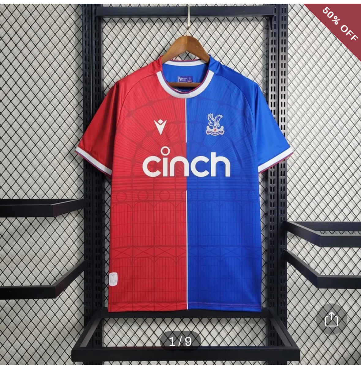 2023/2024 Crystal Palace Home Football Shirt